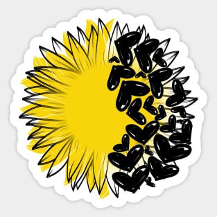 Sunflower Sticker